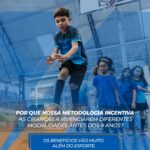 Criança praticando esportes na infância na Kainágua